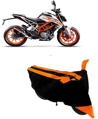 MoTRoX Two Wheeler Cover for KTM(Duke 390, Orange)