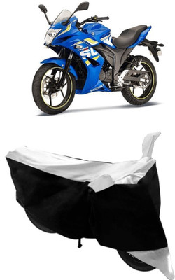 MoTRoX Two Wheeler Cover for Suzuki(Gixxer SF, White)
