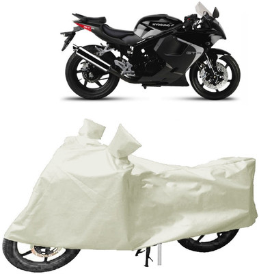 MoTRoX Two Wheeler Cover for Honda(CB Trigger, White)