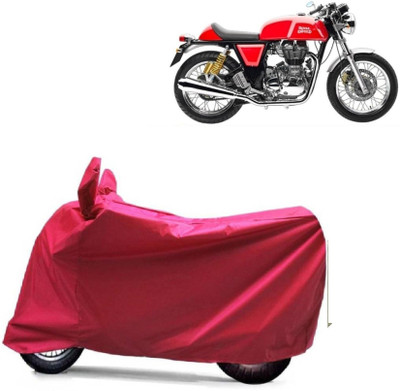 MoTRoX Two Wheeler Cover for Royal Enfield(Continental GT, Red)