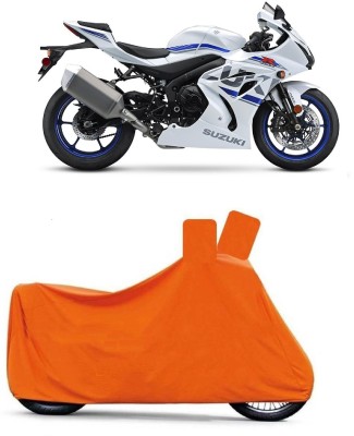 MoTRoX Two Wheeler Cover for Suzuki(GSX, Orange)