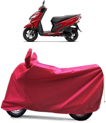 MoTRoX Two Wheeler Cover for Honda(Grazia, Red)