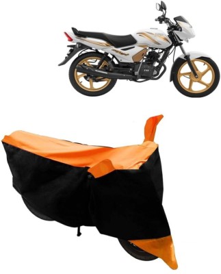 MoTRoX Two Wheeler Cover for TVS(Star City, Orange)