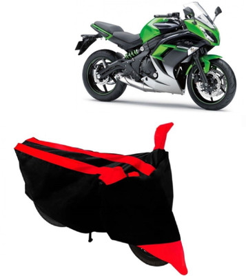 MoTRoX Two Wheeler Cover for Kawasaki(Z250, Red)
