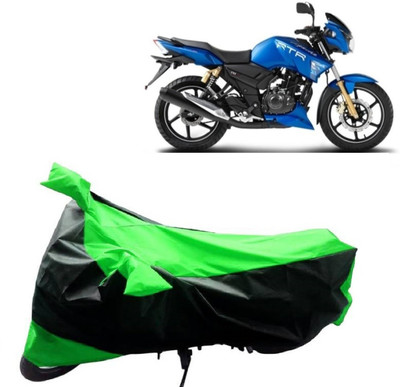MMSSTAR Waterproof Two Wheeler Cover for TVS(Apache, Green, Black)