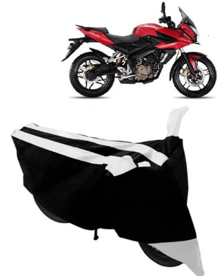 MoTRoX Two Wheeler Cover for Bajaj(Pulsar AS 150, White)