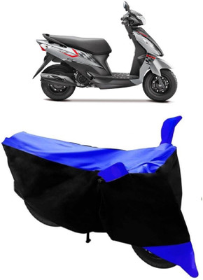BIKECOVER Two Wheeler Cover for Suzuki(Let's, Blue)