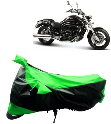 BIKECOVER Two Wheeler Cover for Hyosung(Aquila Pro 650, Green, Black)