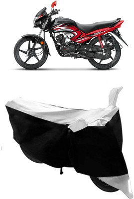 MoTRoX Two Wheeler Cover for Honda(Dream Yuga, White)
