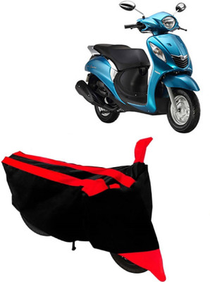 MoTRoX Two Wheeler Cover for Yamaha(Fascino, Red)