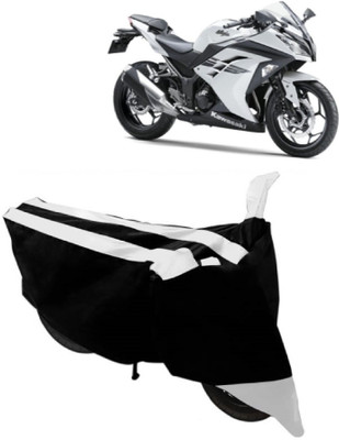 MoTRoX Two Wheeler Cover for Kawasaki(Ninja 300, White)