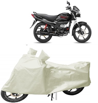 MoTRoX Two Wheeler Cover for Hero(Electric Cruz, White)