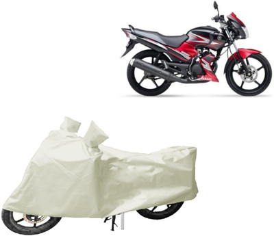 MoTRoX Two Wheeler Cover for Hero(HF Dawn, White)