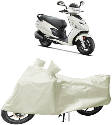 MoTRoX Two Wheeler Cover for Honda(Dream Neo, White)