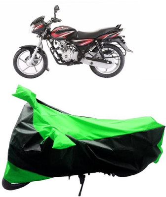 BIKECOVER Two Wheeler Cover for Bajaj(Discover 125 DTS-i, Green, Black)