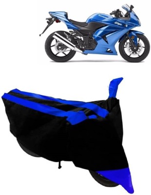 MoTRoX Two Wheeler Cover for Kawasaki(Ninja 250, Blue)