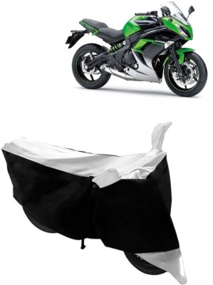 MoTRoX Two Wheeler Cover for Kawasaki(Z250, White)