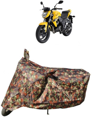MoTRoX Two Wheeler Cover for Royal Enfield(Battle Green, Multicolor)