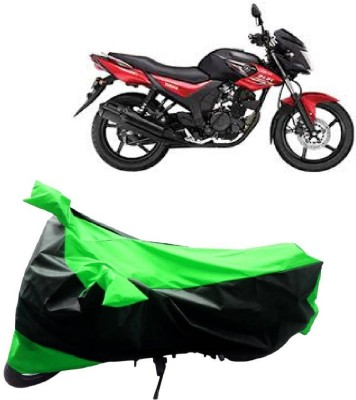 BIKECOVER Two Wheeler Cover for Yamaha(SZ-RR, Green, Black)