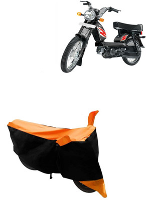 MoTRoX Two Wheeler Cover for TVS(Heavy Duty Super XL, Orange)