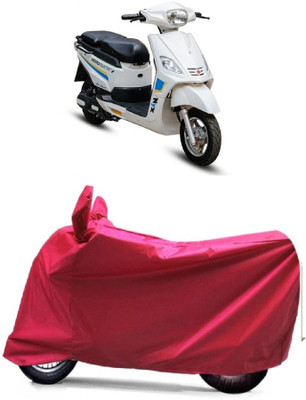 MoTRoX Two Wheeler Cover for Hero(Electric, Red)