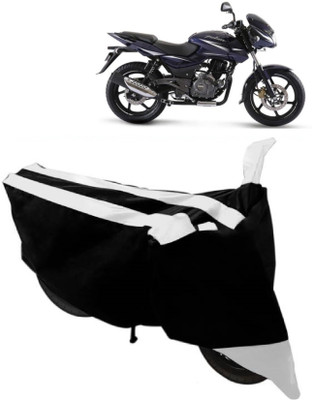MoTRoX Two Wheeler Cover for Bajaj(Pulsar 180 DTS-i, White)