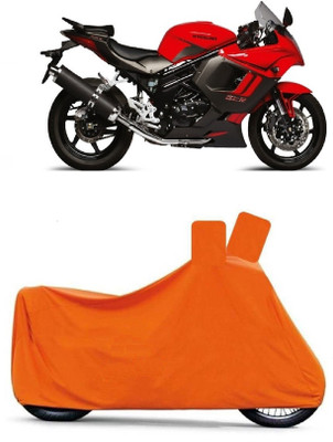 MoTRoX Two Wheeler Cover for Hyosung(GT650R, Orange)