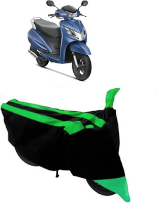 MoTRoX Two Wheeler Cover for Honda(Activa, Green)