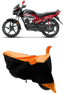MoTRoX Two Wheeler Cover for Honda(Dream Yuga, Orange)