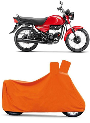 MoTRoX Two Wheeler Cover for Hero(CD deluxe, Orange)
