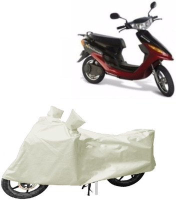 MoTRoX Two Wheeler Cover for Bajaj(Pulsar 180 DTS-i, White)