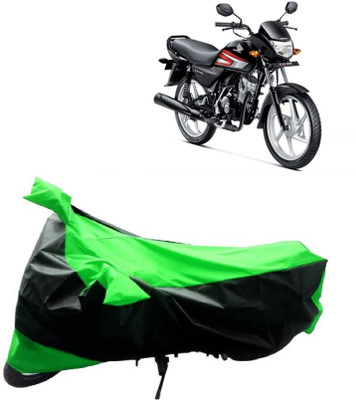 MMSSTAR Waterproof Two Wheeler Cover for Honda(CD 110 Dream, Green, Black)