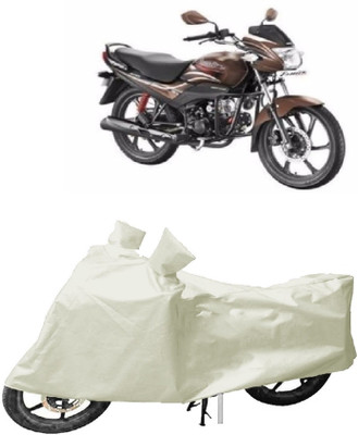MoTRoX Two Wheeler Cover for Royal Enfield(Electra Delux, White)