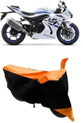 MoTRoX Two Wheeler Cover for Suzuki(GSX, Orange)