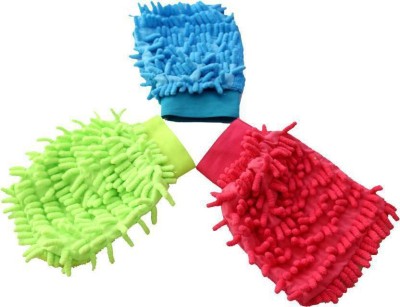 Gentle e kart Microfiber Vehicle Washing  Sponge(Pack Of 3)