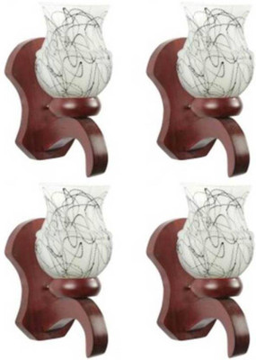 ZADLAXAR Wallchiere Wall Lamp Without Bulb(Pack of 4)