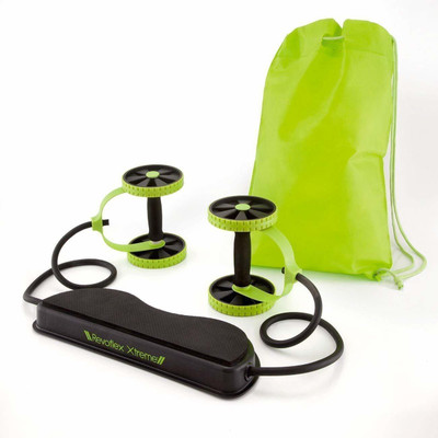 Realshopee Fitness Exerciser Resistance Tube Rope Exercise ABS Ab Exerciser(Multicolor)