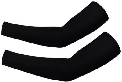 Angel Infinite Polyester Arm Sleeve For Men & Women(Free, Black)