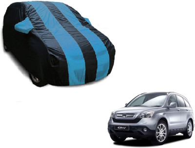 Flipkart SmartBuy Car Cover For Honda CR-V (With Mirror Pockets)(Black, Blue)