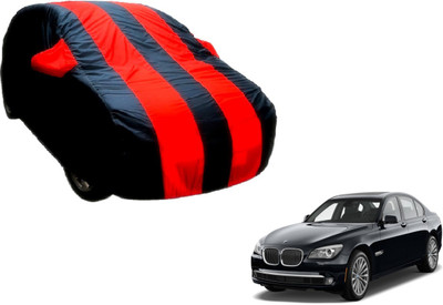 Flipkart SmartBuy Car Cover For BMW 7 Series (With Mirror Pockets)(Black, Red)