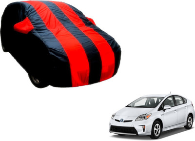 Flipkart SmartBuy Car Cover For Toyota Prius (With Mirror Pockets)(Black, Red)
