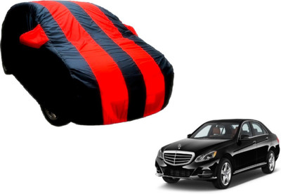 Flipkart SmartBuy Car Cover For Mercedes Benz E-Class (With Mirror Pockets)(Black, Red)