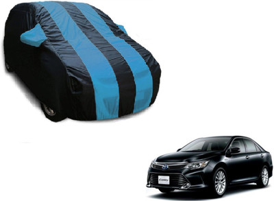 Flipkart SmartBuy Car Cover For Toyota Camry (With Mirror Pockets)(Black, Blue)