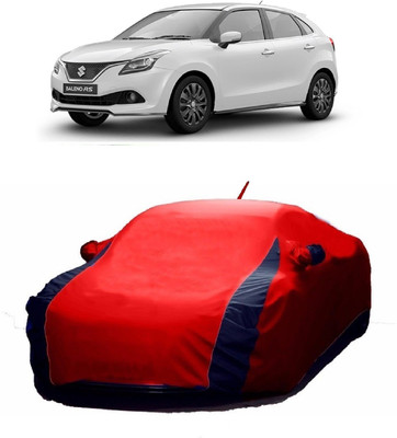 MoTRoX Car Cover For Maruti Suzuki Baleno (With Mirror Pockets)(Red)