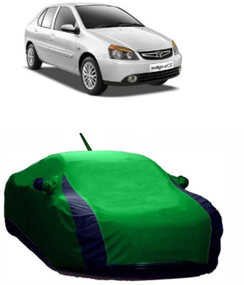 MoTRoX Car Cover For Tata Indigo eCS (With Mirror Pockets)(Green)