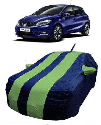 MoTRoX Car Cover For Nissan Pulsar (With Mirror Pockets)(Green)