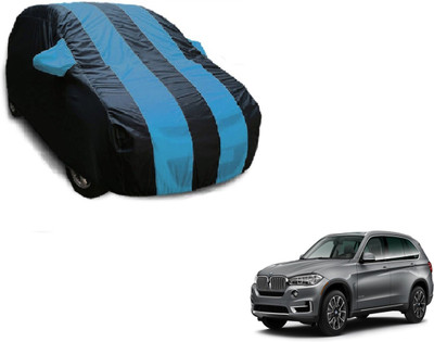 Flipkart SmartBuy Car Cover For BMW X5 (With Mirror Pockets)(Black, Blue)