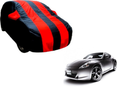 Flipkart SmartBuy Car Cover For Nissan 370z (With Mirror Pockets)(Black, Red)
