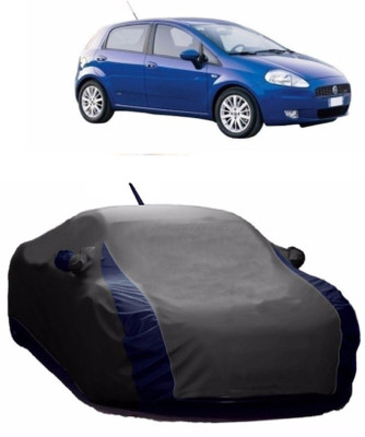 MoTRoX Car Cover For Fiat Grande Punto (With Mirror Pockets)(Grey)