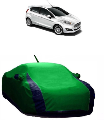 MoTRoX Car Cover For Ford Fiesta Sport (With Mirror Pockets)(Green)